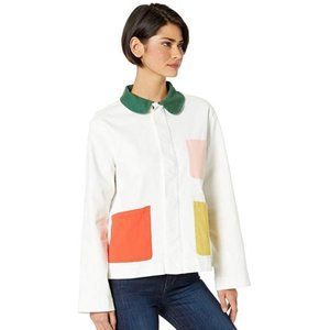 Colorful cotton Work Jacket by Ban.do * cute AF *